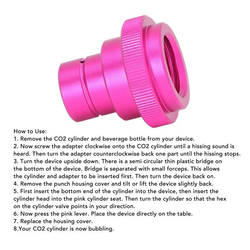 Soda Water CO2 Adapter TR21 4 Male Thread Soda Water