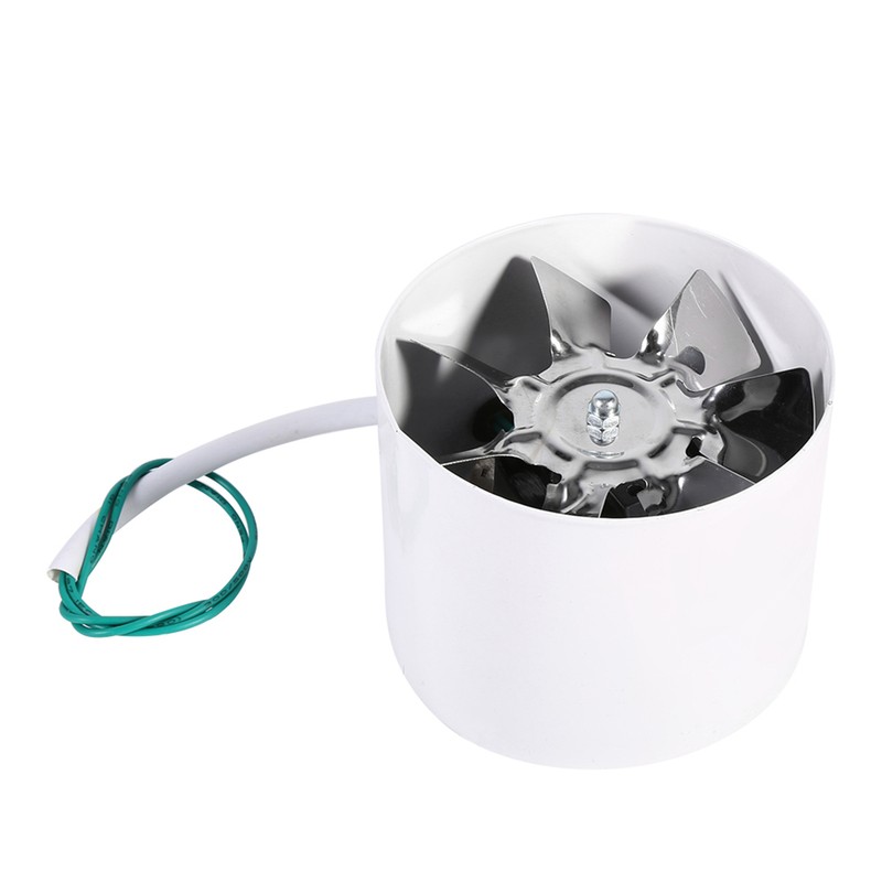 Inline Duct Fan Exhaust Ventilation Home Indoor Air Vent Cooling