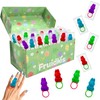 Fruidles Easter Bunny Candy Rings, Assorted Colors Hard Candy, Individually