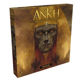 CMON Ankh - Pharaoh Expansion | Connoisseur Game | Strategy Game | 2-5 Players | From 14+ Years | 90 Minutes | German