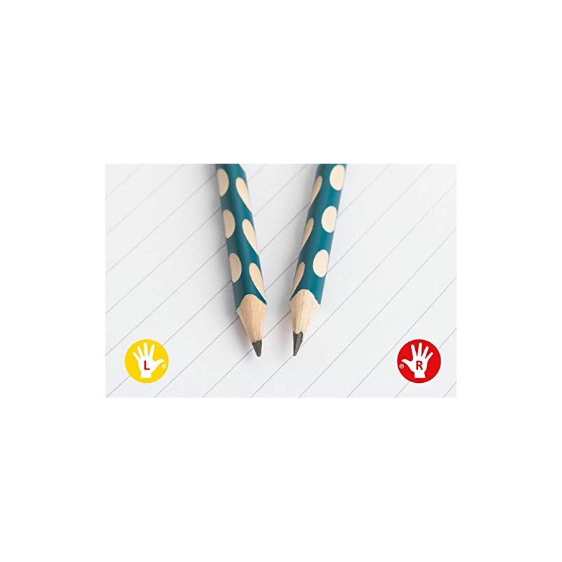 Thin Ergonomic Graphite Pencil - STABILO EASYgraph S - Left-Handed