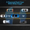 Dash Cam with 1.97" IPS Screen Front and Rear Dash