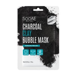 SOO'AE New York Charcoal Clay Bubble Mask Refreshing Pore Care - Set of 2