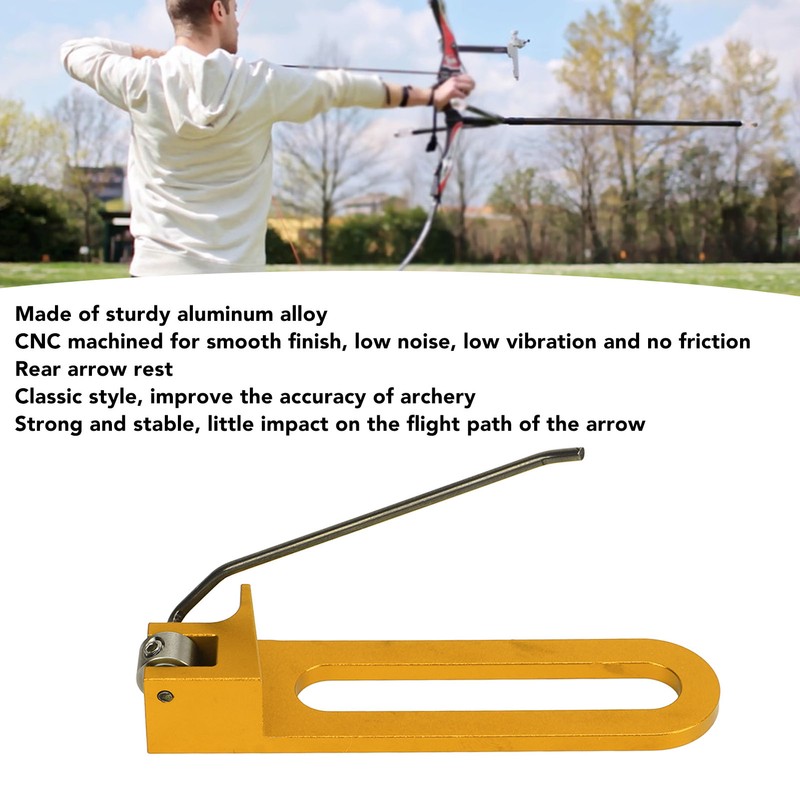 Arrow Rear Rest Aluminum Alloy Recurve Bow Magnetic Arrow Rest