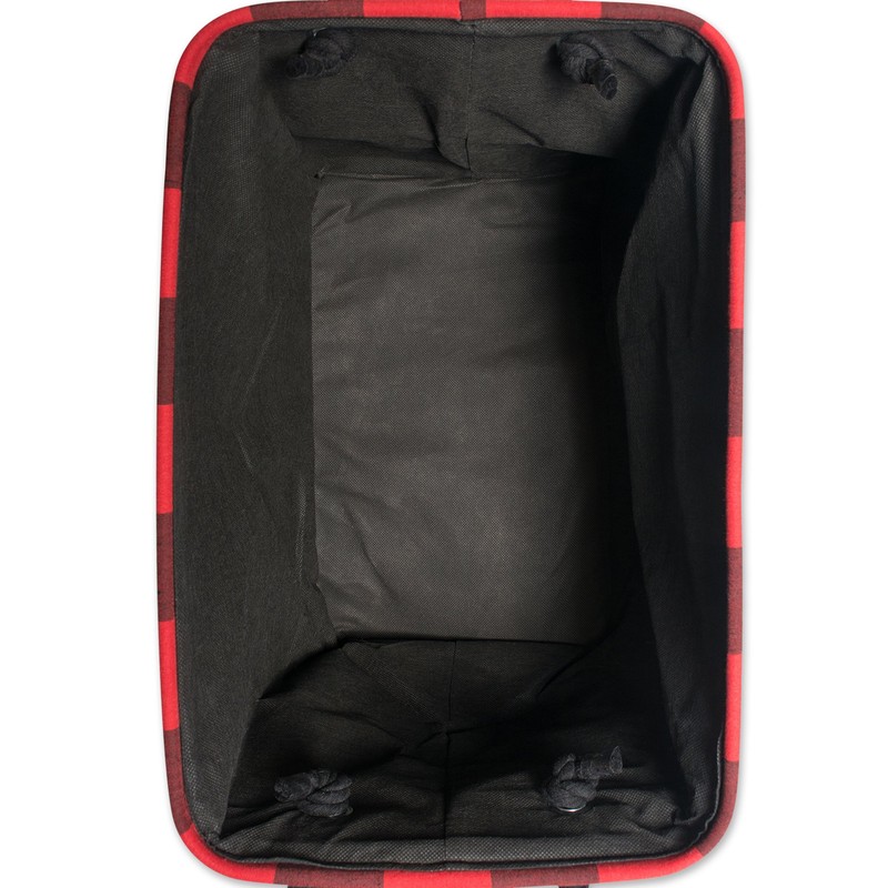 DII Buffalo Check Storage Collection Collapsible Bin with Handles, Medium