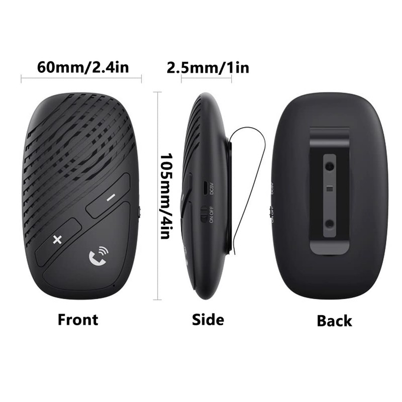 Riloer Phone Car Accessories Wireless Audio Speaker Bluetooth 5.0 Receiver