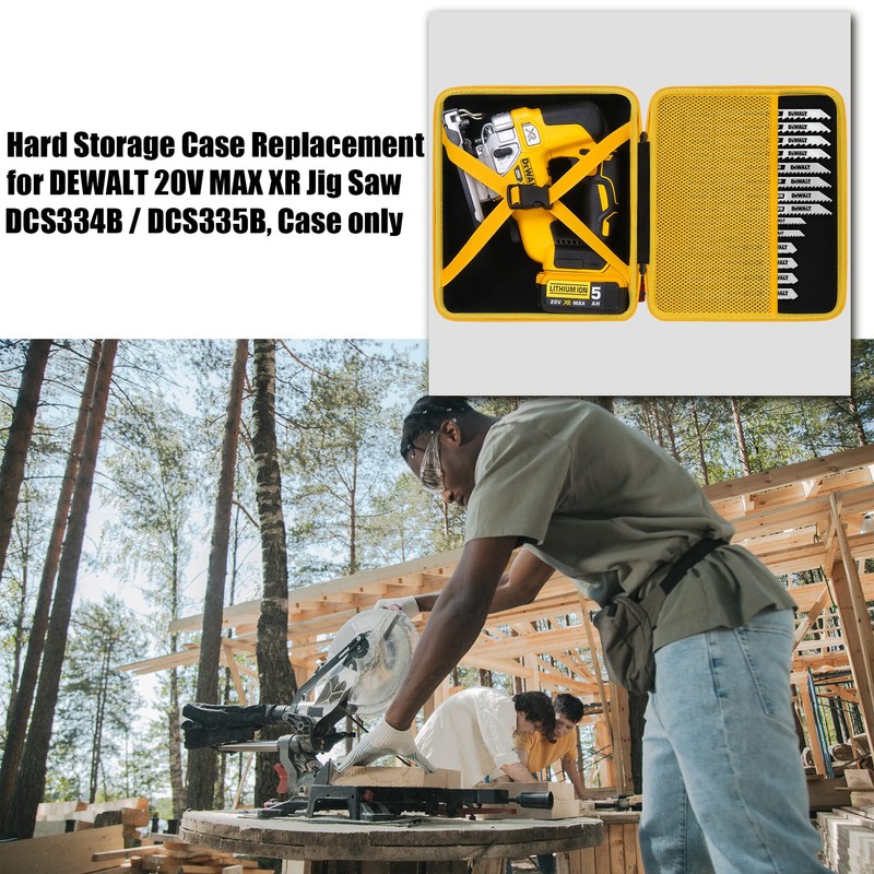 Khanka Hard Storage Case Replacement for DEWALT 20V MAX XR