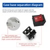 lcocove JD 2pcs 30A Power Switch 125V/250V AC Boat Rocker