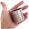 ULTECHNOVO 4pcs Stackable Stainless Steel Cups Metal Drinking Tumblers for