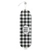CQM Black White Buffalo Check Plaid Plastic Bag Holder for