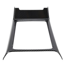 Central Console Water Cup Holder Trim Frame Carbon Fiber Style Fit for MK8 2020‑2021