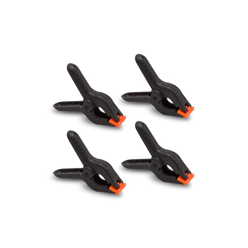 G4GADGET Pack of 4X 3.5 Inch Plastic Spring Clamps -