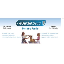 Invisible Fence Collar Battery - Brand Compatible - Includes eOutletDeals Pet Towel (4 Pack)