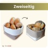 Bread Basket Half Linen Double-Sided Square 12.5 x 12.5 cm