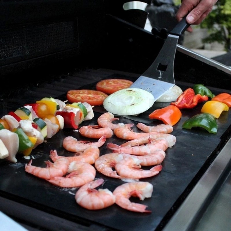 Miracle Grilling Mat Set Of 2 Non-Stick Grill Mats BBQ