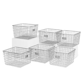 Spectrum Diversified 47970-6 Wire Storage Basket, Medium Chrome