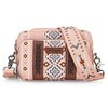 Wrangler Crossbody Bag for Women Boho Aztec Small Multi Pocket
