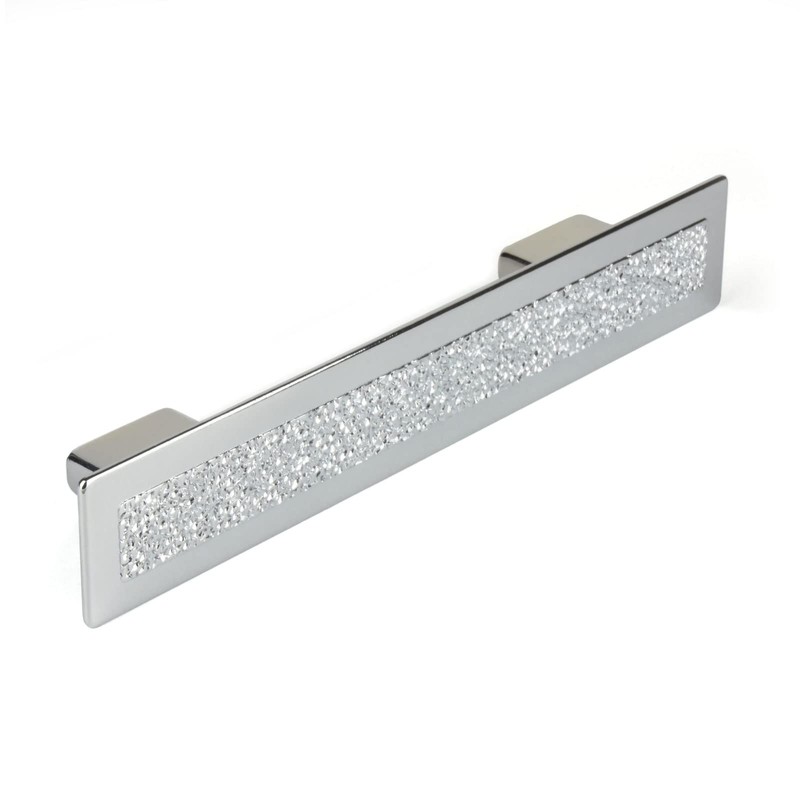 M4TEC Chrome Bar Pull Handle for Kitchen Cabinets, Cupboards, and