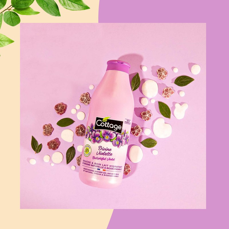 Cottage - Shower Bath and Moisturising Milk - Divine Purple