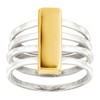 Silpada 'Agility' Ring in Sterling Silver and Brass, Size 8,