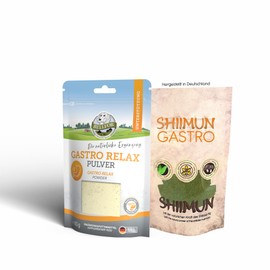 Bellfor Natural Food Supplement for Dogs with Digestive Problems Gastro Relax Powder 80 g + Shiimun Gastro Powder 50 g