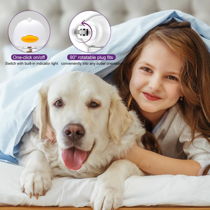SilaiteWP Calming Pheromone Diffuser for Dogs, 1 Diffuser 3 Refills,