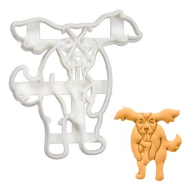English Springer Spaniel Jumping Cookie Cutter, 1 Piece. Bakerlogy