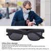 Bluetooth Audio Sunglasses Voice Control Open Ear Style Adjustable Volume