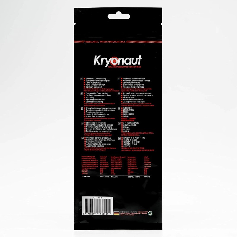 Thermal Grizzly Kryonaut - High Performance Thermal Paste for Cooling