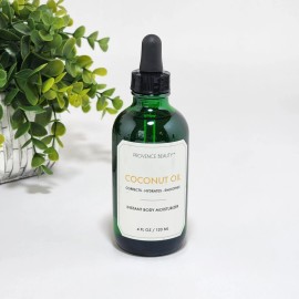 Provence Beauty Coconut Oil Body & Hair Moisturizer Hydrates Smoothes 4 fl oz