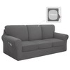Easy-Going 7 Pieces Stretch Couch Cover Washable Sofa Cover Set