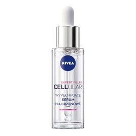 NIVEA NIVEA Cellular Expert Filler Aufpolsterndes Hyaluron-Serum (30 ml), leichtes und schnell einziehendes Serum, nicht klebendes Anti Falten Serum mit 20% Hydra Elixir (Packung mit 3)