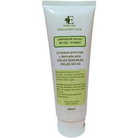 Limpiador Facial en Gel para Piel Sensible, Rosacea, Dermatitis, Vegano, Hipoalergénico, con Agua de Rosas, Glicerina Vegetal, Aceite de Salvado de Arroz, Hidratante.120ml