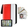 4 Pocket Card Binder,400 Trading Card Binder,Portable Waterproof Card Storage
