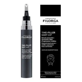Filorga Time Filler Shot 5xp Sérum Antiedad Antirrugas Día Noche 15ml                                                                                 