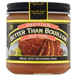 Better Than Bouillon Premium Ham Base, Made with Seasoned Ham, Blendable Base for Added Flavor, 38 Servings Per Jar, 8-Ounce Jar (Pack of 4)