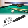 6Pcs Pool Cue Weight Screw Stainless Steel and Aluminum Pool
