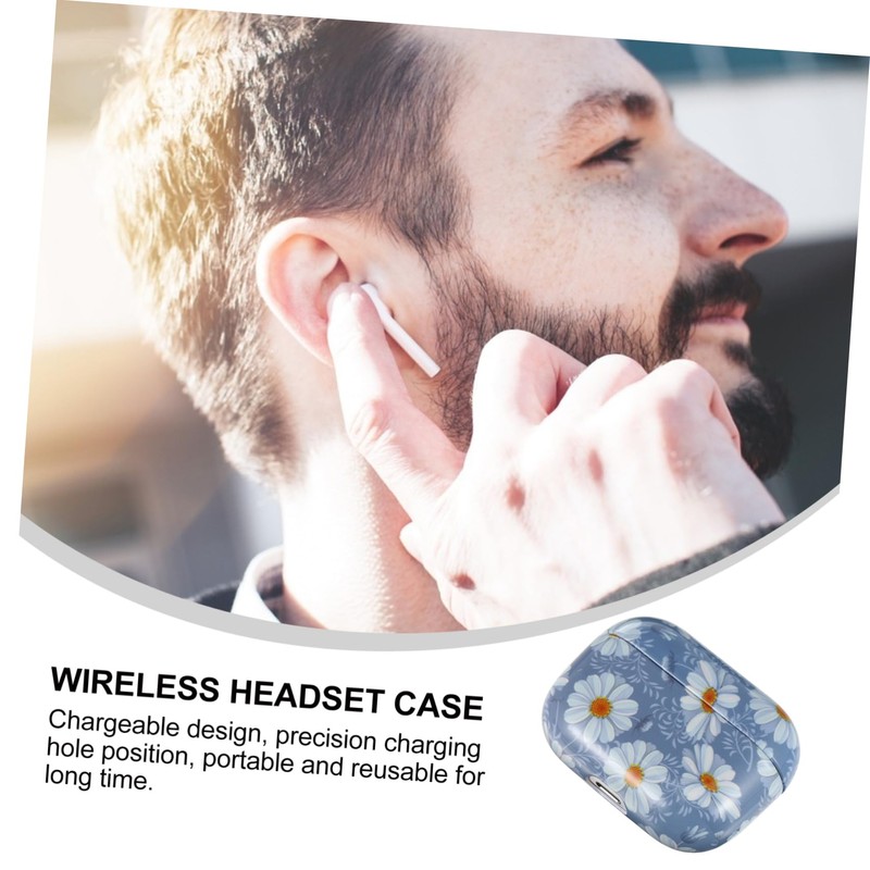 TEHAUX Wireless Earphone Box for Portable Protective Shell Durable Charging