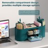 Marbrasse Desk Organizer Pen Holder for Desk with 3 Drawers,