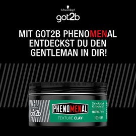 Schwarzkopf got2b clay phenomenal texture clay single pack 1 x 100 ml