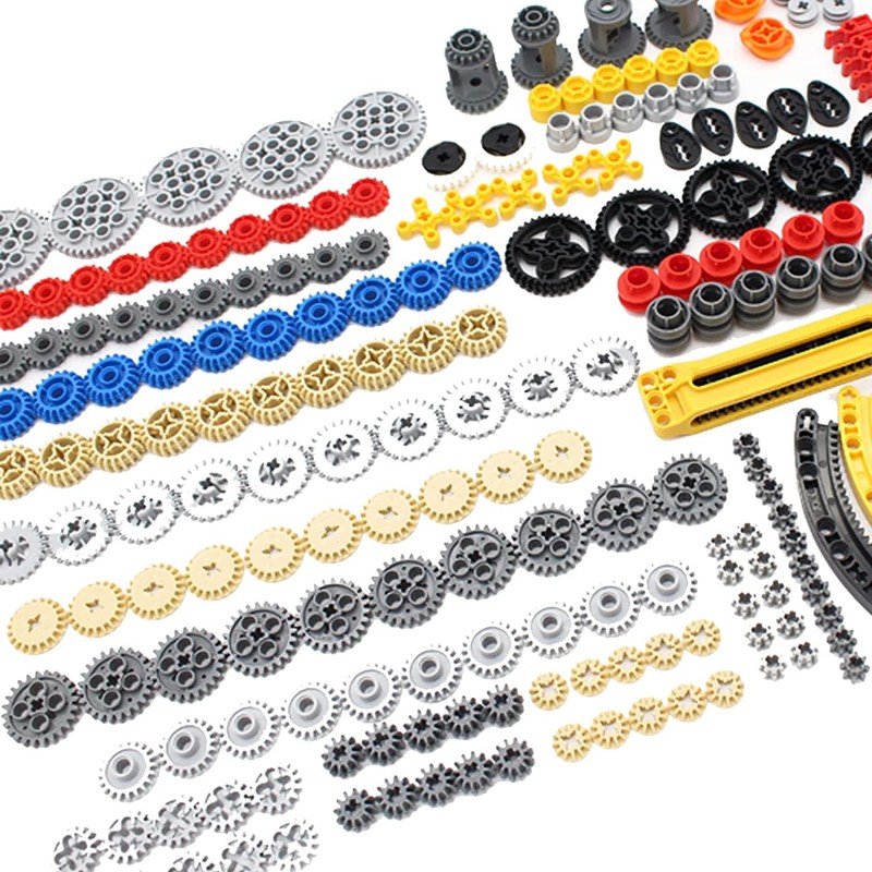 UpGLeuch Set di 213 pezzi di ricambio per Technic,Morsetto di
