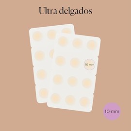 Her Parches para Acné Pimple Patches Ultra Finos y Discretos Hidrocoloide con Ácido Salicílico e Hialurónico 24 Piezas de 10mm Reducen Inflamación y E