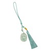 Tassel Pendant Chinese Zodiac Pattern DIY Porcelain Beads Light Weight