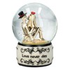 Romantic Skeleton Bride and Groom Snow Globe 13.5 cm -