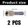 Pack of 2 SDS Plus Adapter, 6.35 mm SDS Bit