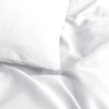 MOONLIGHT20015 Double Duvet Cover - White Solid Soft Double Bedding