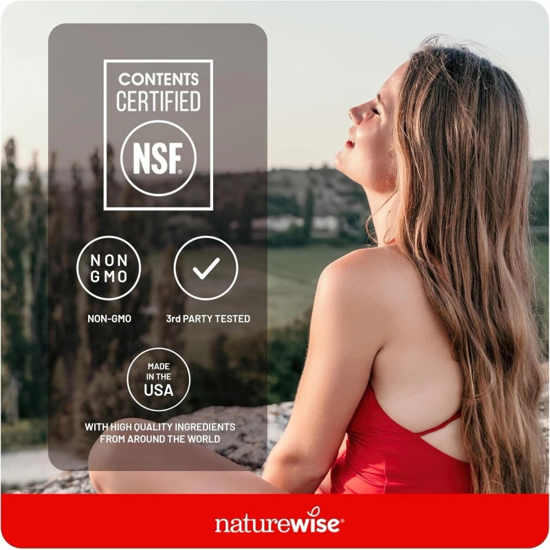 Nature.Wise Vitamin B Complex Supplement - Super B Vitamin, Immune
