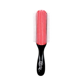 iBeauty Wet to Dry Hair Brush - 9-Row Anti-Static Removable Rubber Pad and Pins Styling Hair Brush Comb (1891 Black)