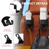 2 Pack Portable Seat Cup Holder with Hooks,Multi-functional Hook for