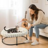 Sunhoo Elevated Cat Bed for Indoor Cats Raised Kitten Hammock
